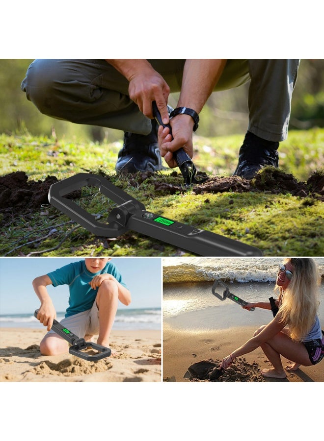 Handheld Metal Detector with LCD Display, High Sensitivity 360° Detection, Portable Metal Scanner with Sound & Vibration Alerts - Image 5